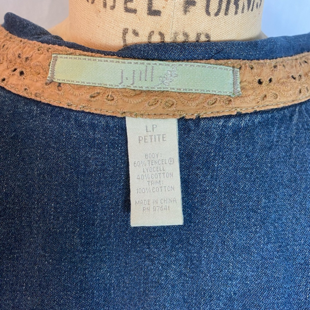 J.Jill denim jacket size LP - Picture 8 of 11